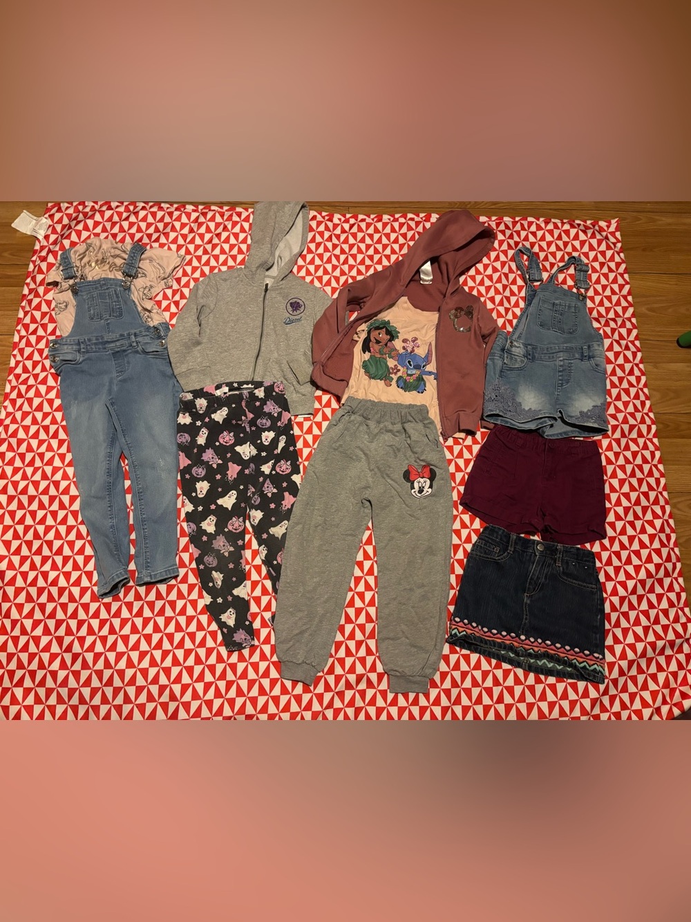 Girls size 5T 5 clothing lot (see both pictures)